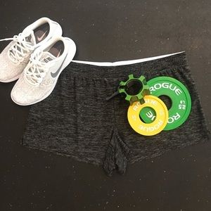 Basic Marbled Gray/Black Athletic Shorts